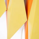 Pair of 2 Danish vintage wall lamps Diamant by Holm Sorensen, 1960s