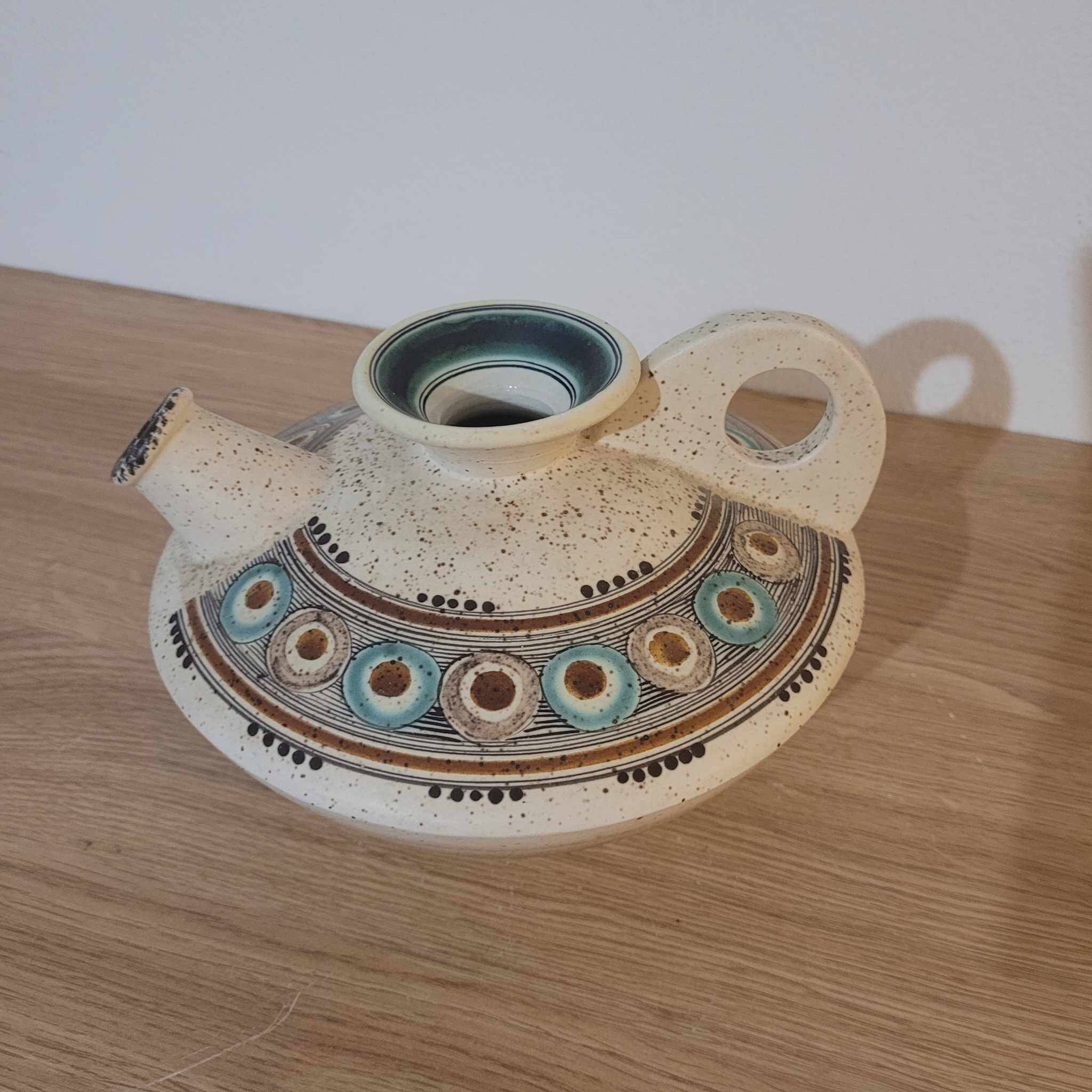 IOLKOS Handmade Greek Stoneware Decorative Vase