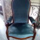 Fauteuil Voltaire à crémaillère