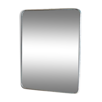 Barber mirror metal surround