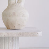 Olympia rectangular natural travertine coffee table - 120x60