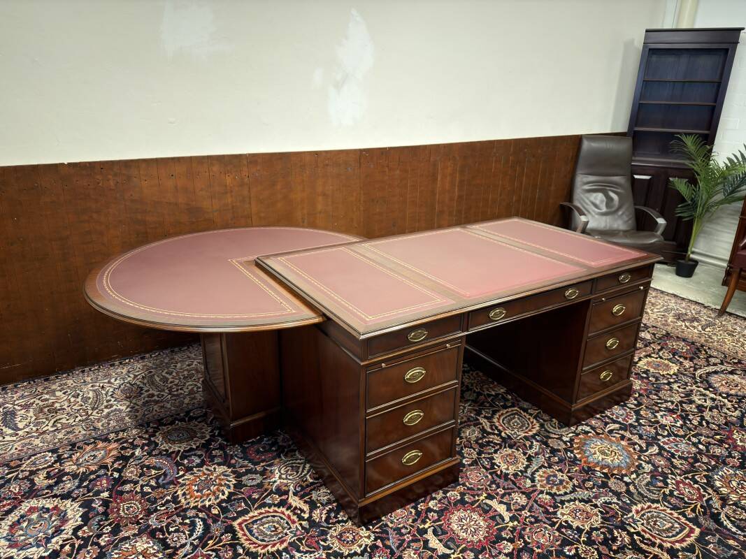 Unique Classic English Desk Set with Conference Table