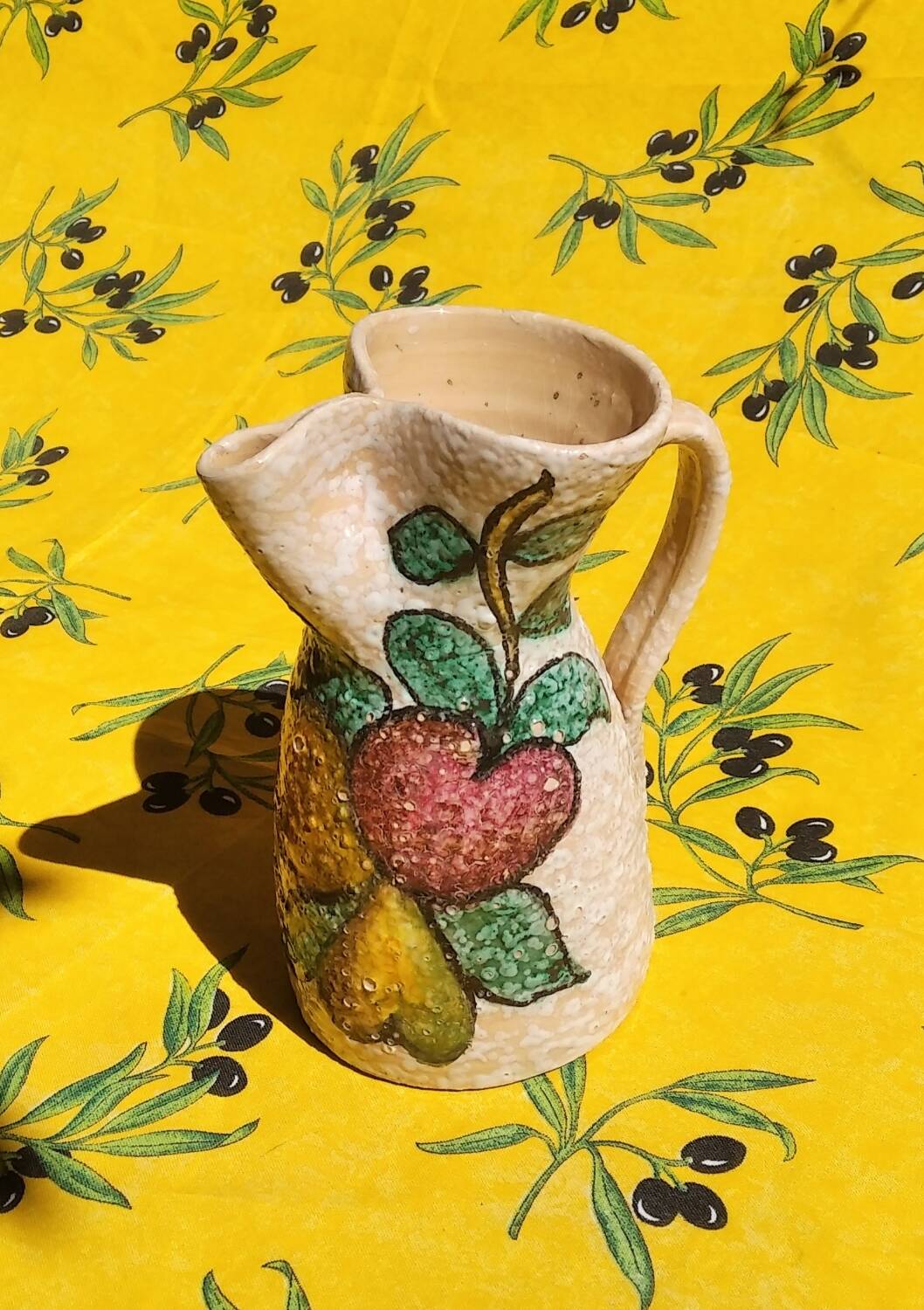 Sanguino Toledo Sangria Pitcher and Six Cylinder Glasses
