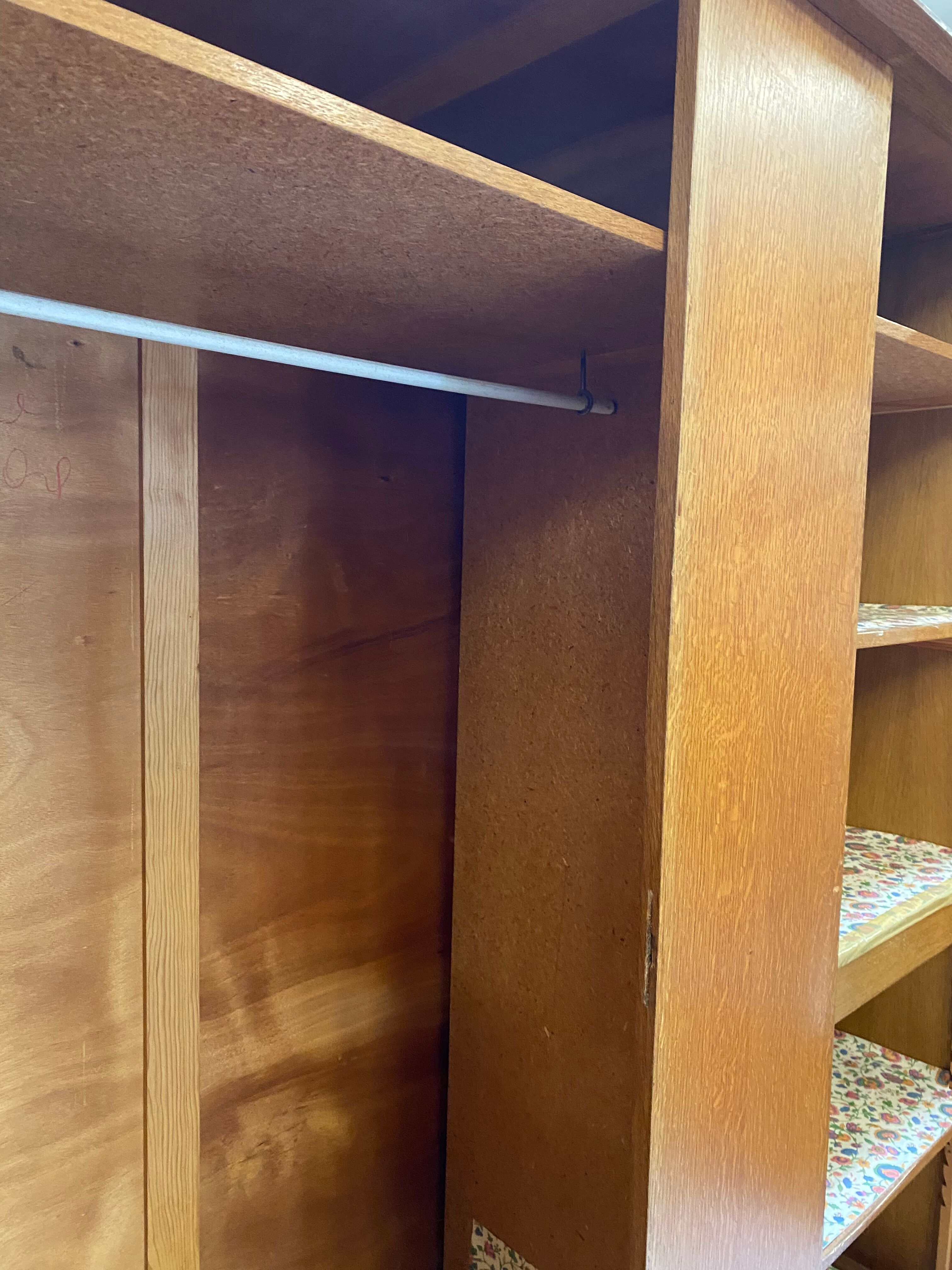 Vintage compass foot cabinet