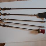 Bronze fireplace servant