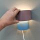 Un ensemble de lampes murales rétro rénovées d'IKEA des années 1980-90.