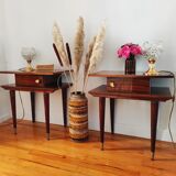 Pair of vintage bedside tables