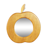 Mirror apple wood 25x28cm