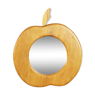 Mirror apple wood 25x28cm