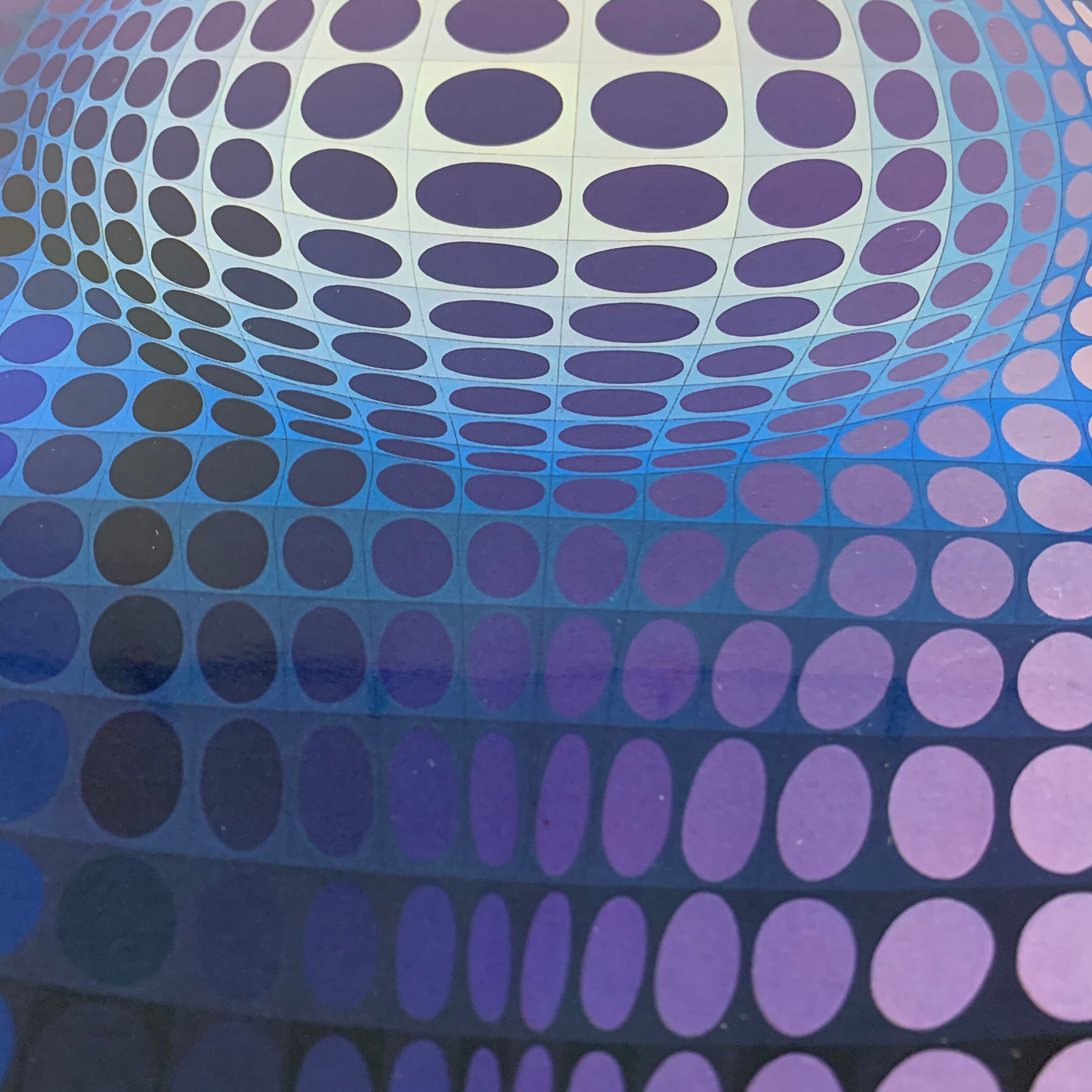 Affiche cinétique OP ART Vasarely