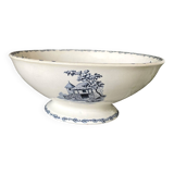 Antique earthenware salad bowl from Choisy-le-Roi