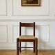 Chaise en bois et assise paillée