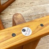 Extendable mid century oval teak dining table by Glostrup, 1960s