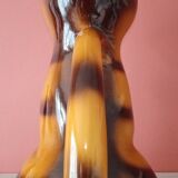 Vintage earthenware cat pitcher