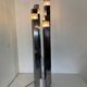 Lampadaire cubique Sciolari de style moderniste italien du milieu du siècle par G