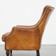 Vintage Armchair Made of Sheepskin Leather