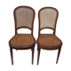 Lot  de 2 chaises style louis XVI