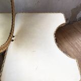 Vintage wicker vanity