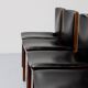 Italian Dining chair set by Tito Agnoli