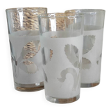 Wheat ear pattern glasses