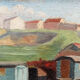 Oil on panel "The Caravans", 1945