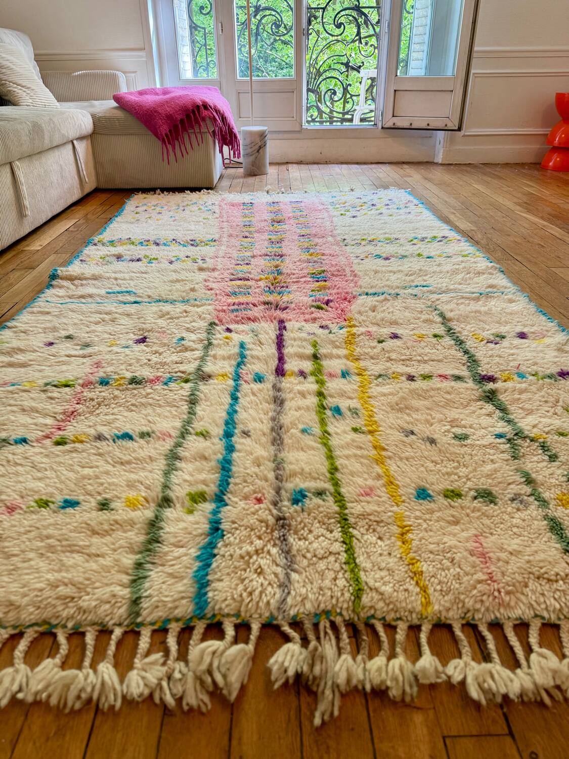 Beni Ouarain Berber rug 100% wool