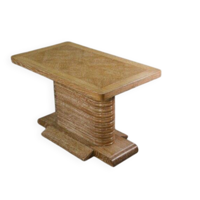 Table d’appoint en chêne massif attribué à Gaston Poisson 1960’s