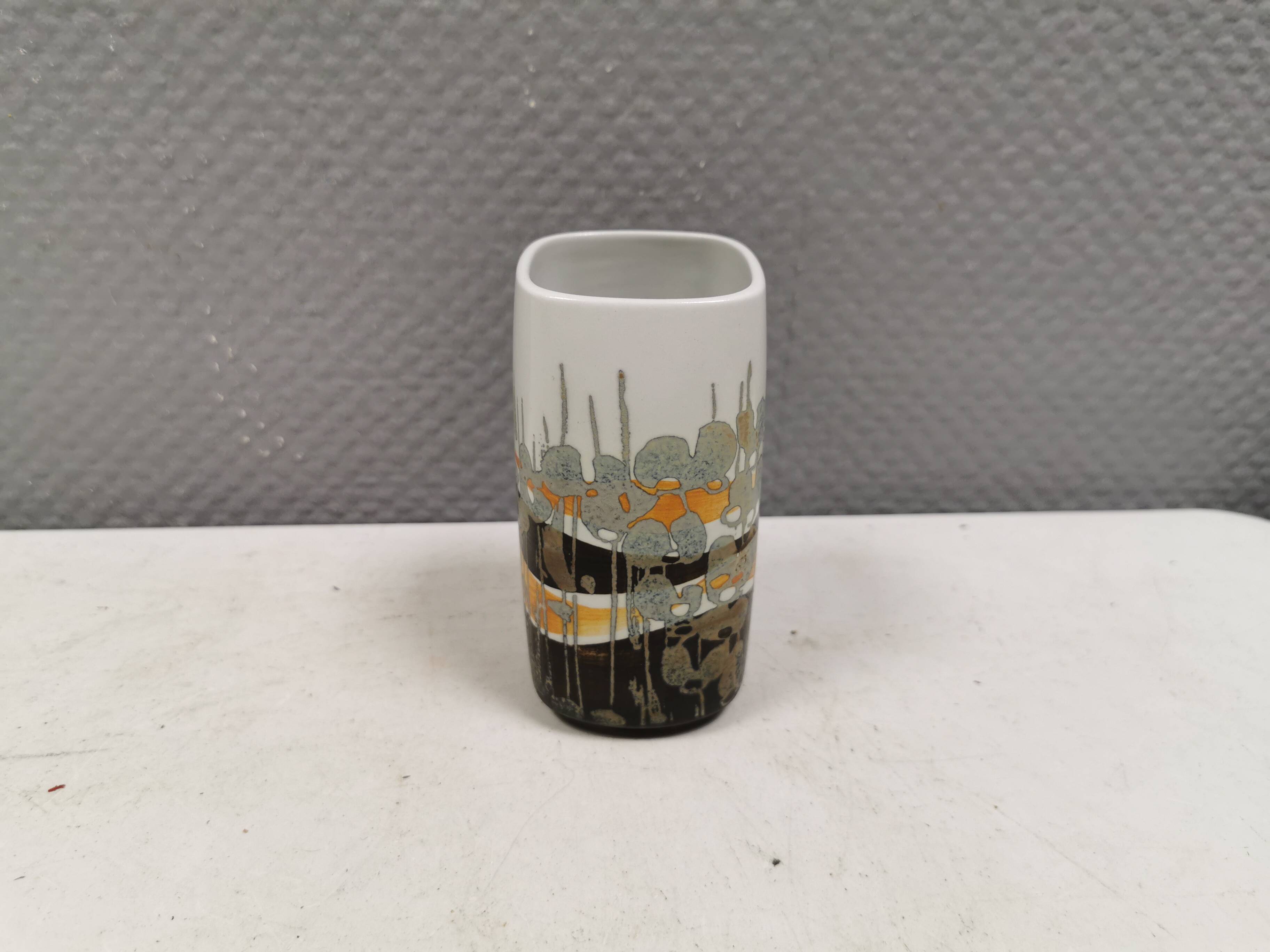 Faience vase from Royal Copenhagen, designed by Ivan Weiss (IW).