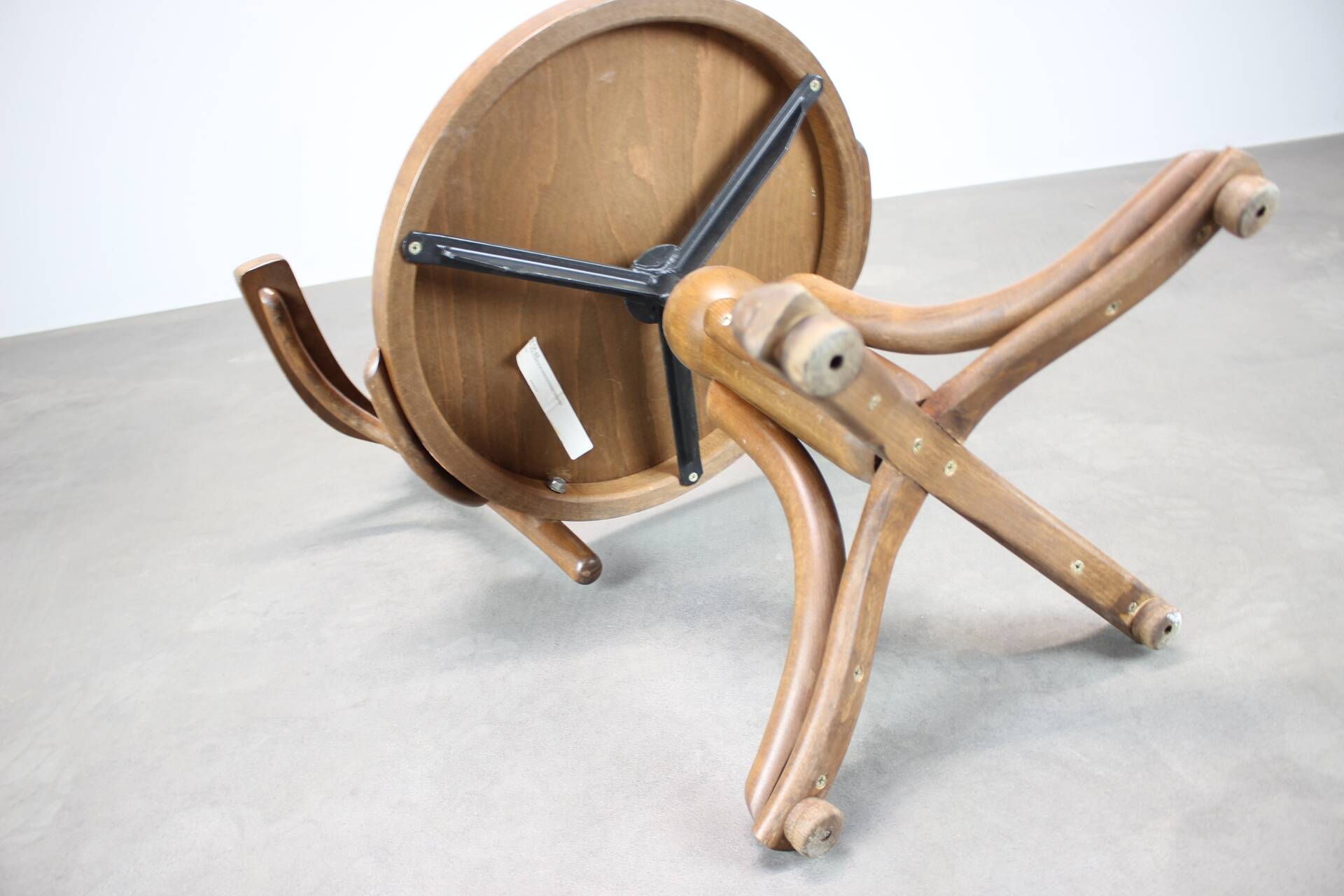1993 ton czechoslovakia bentwood swivel armchair in the thonet tradition
