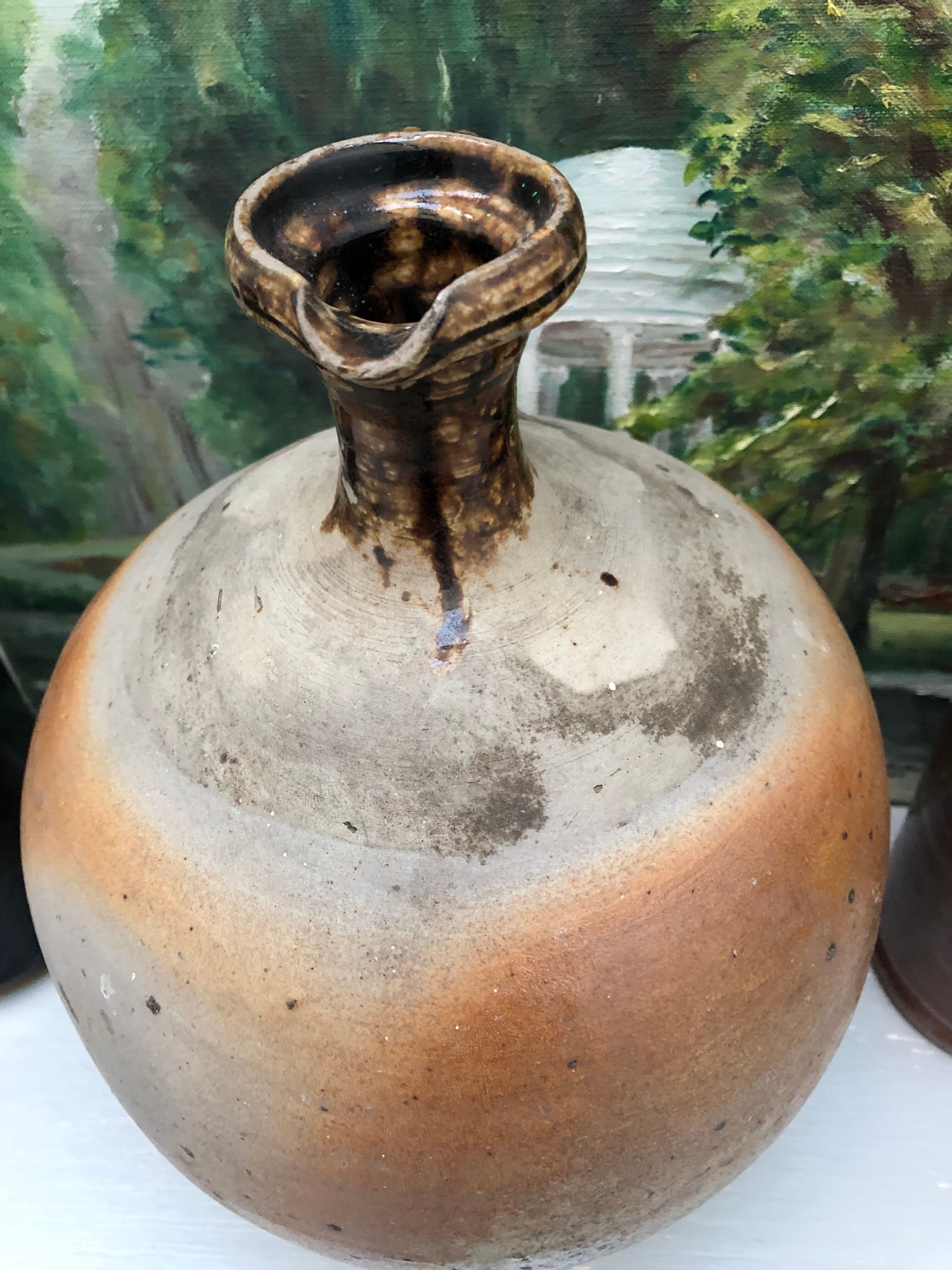 Large amphora, pitcher in glazed earth
