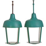 Pair of ancient lanterns