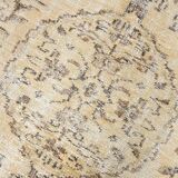 Tapis turc doux en laine fait main jaune pâle 5x8, 159x238 cm SK 5244