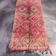 Tapis Marocain Boujad rose - 380 x 186 cm