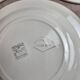 Set of 10 dessert plates Salins – Opaceline Jamier Green – vintage checkered
