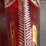 Baluster vase - cut blown crystal
