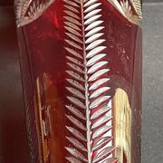 Vase balustre - cristal soufflé taillé
