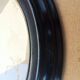 Black lacquered oval frame with its blown glass - Napoleon III - view 25.4 x 20.4