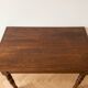 Antique wooden desk with two drawers