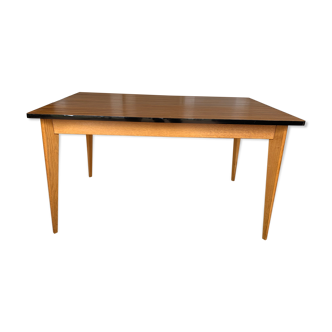 Table à manger pieds compas des années 60