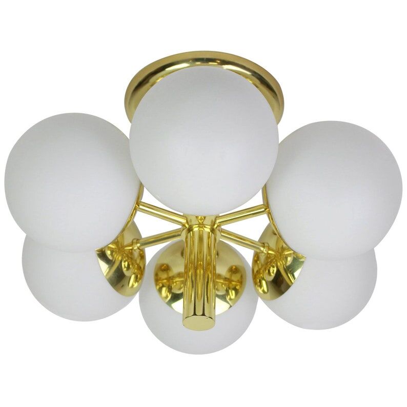 Mid-century ceiling lamp by Kaiser Germany 1960s