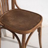 Anciennes chaises de bistro de style viennois (vers 1920). Ensemble de 4 pièces #1