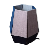 Lampe tissée hexagonale
