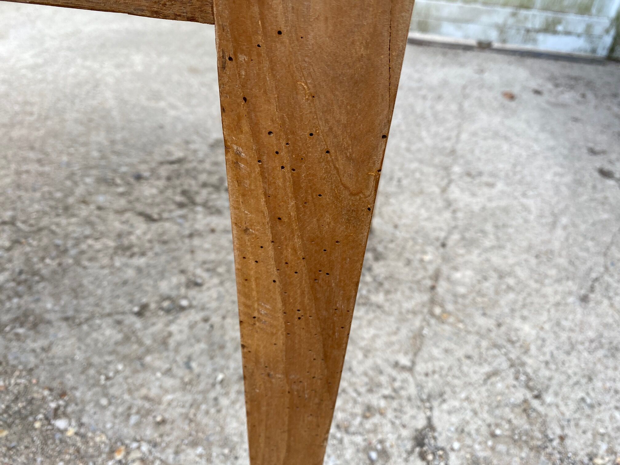 Solid oak farmhouse table 1900