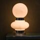 Lampe de table en verre de Murano sculptural Pop, Carlo Nason pour Mazzega, opaline