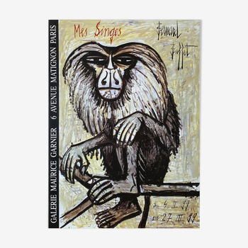 Bernard Buffet Displays My Monkeys