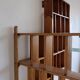 Wooden corner shelves