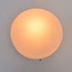 1970s Scandinavian modern White glass plafond, Hustadt Leuchten, Germany