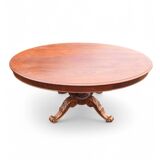 Table de salle à manger ovale du XIXème siècle