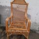 Fauteuil en rotin année 50