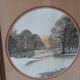 Tableau paysage d'hiver